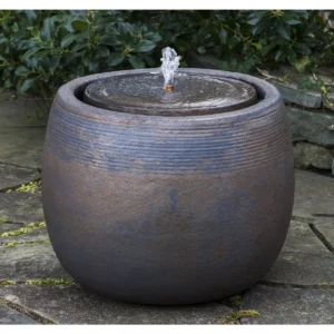 thác nước để bàn bơm có van chỉnh lưu lượng dễ cân tiếng nước