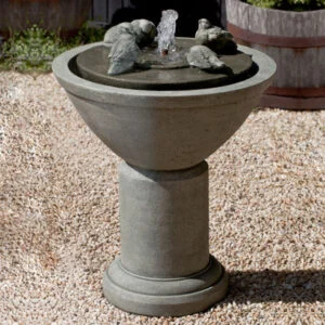 đài phun nước để bàn 60cm tạo điểm nhấn phòng khách rộng