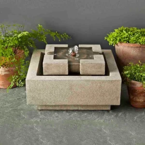 thác nước phong thuỷ giúp giảm khô hanh phòng máy lạnh