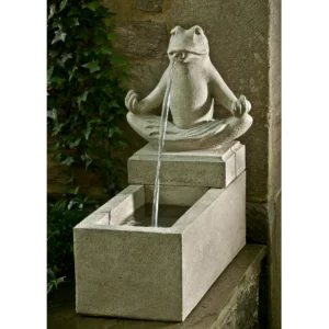 so sánh đài phun nước để bàn bê tông sợi thủy tinh với gốm men