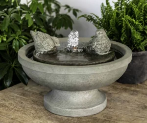 đài phun nước để bàn 32cm cân đối bàn 1–1,2 mét