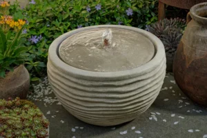 thác nước để bàn bơm chìm chống rung đệm cao su êm ái