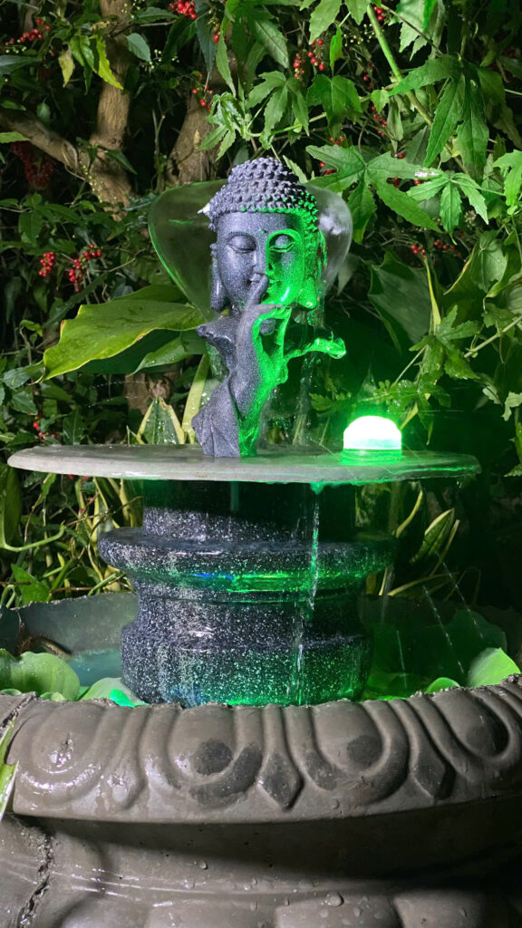 mẹo vệ sinh nhanh lưới lọc thác nước để bàn trước buổi thiền nhóm